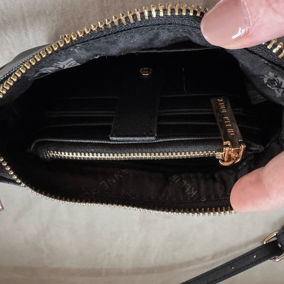 Anne Klein Black Mini Crossbody Bag - Picture 8 of 9